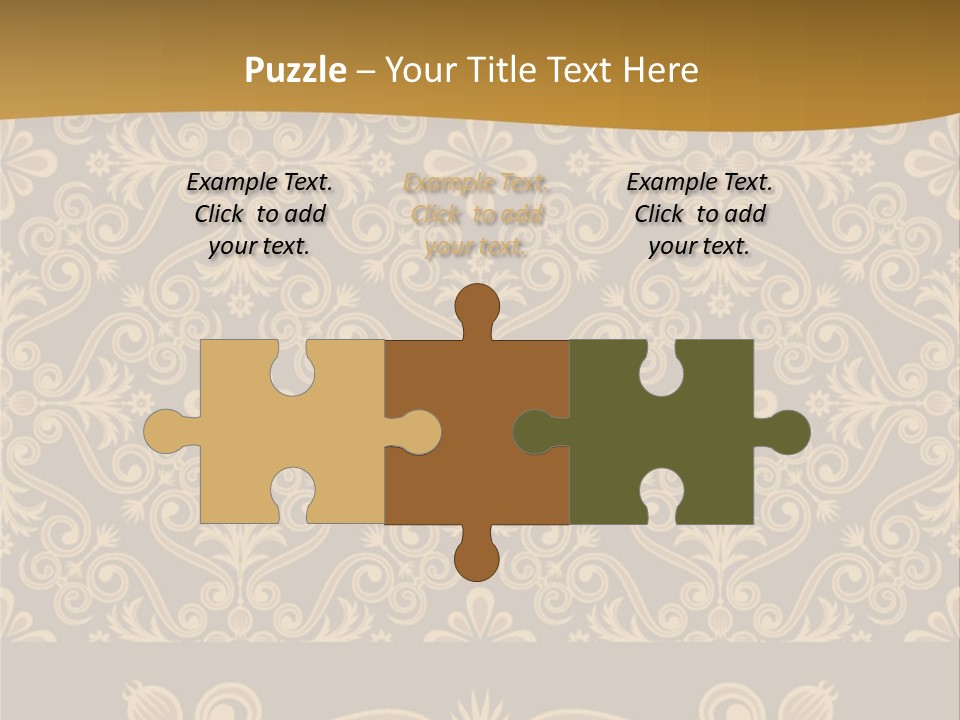 Fabric Decorative Texture PowerPoint Template