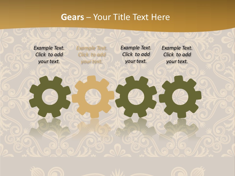 Fabric Decorative Texture PowerPoint Template