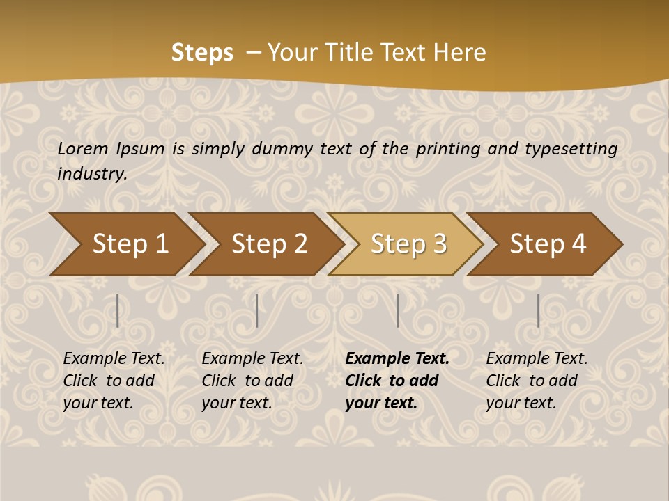 Fabric Decorative Texture PowerPoint Template
