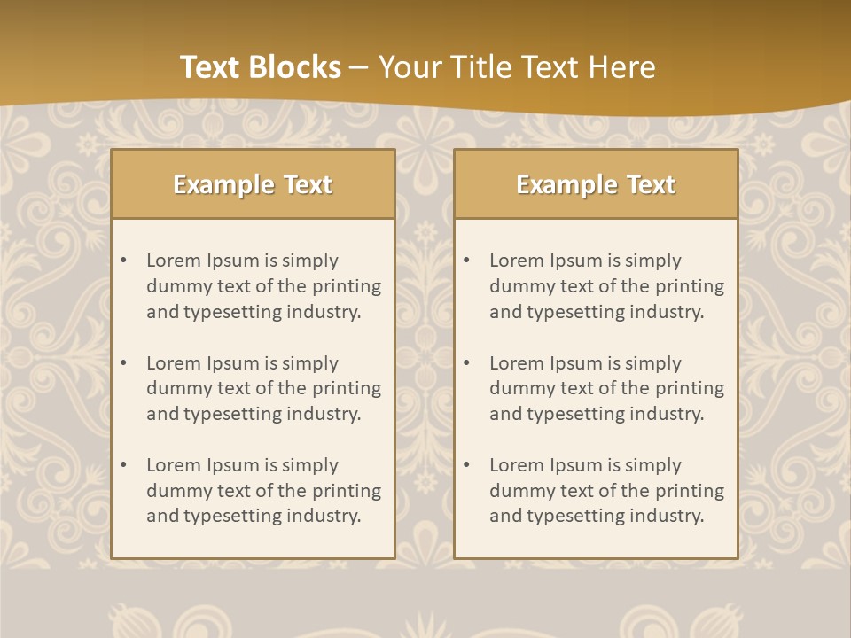 Fabric Decorative Texture PowerPoint Template