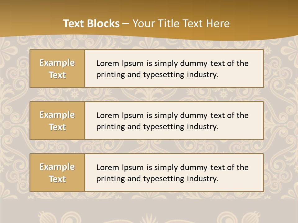 Fabric Decorative Texture PowerPoint Template