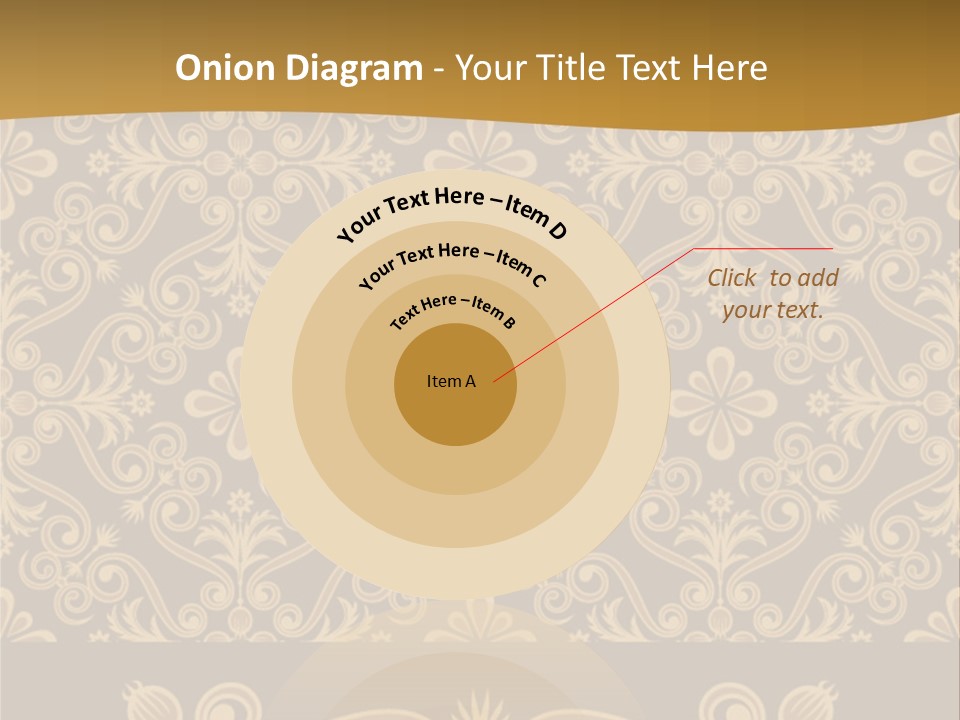 Fabric Decorative Texture PowerPoint Template