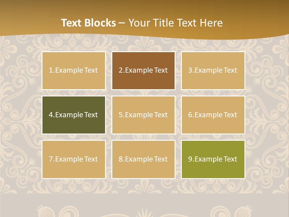 Fabric Decorative Texture PowerPoint Template