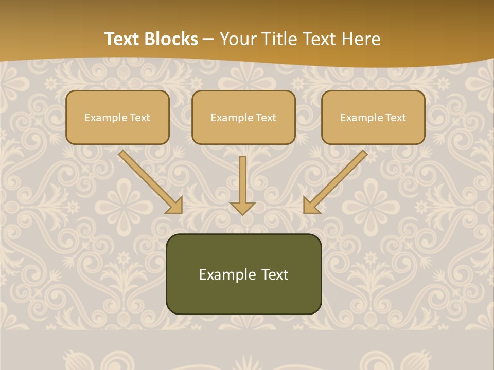 Fabric Decorative Texture PowerPoint Template