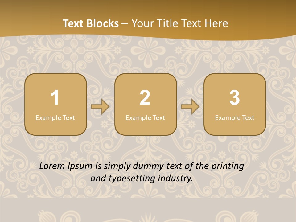 Fabric Decorative Texture PowerPoint Template