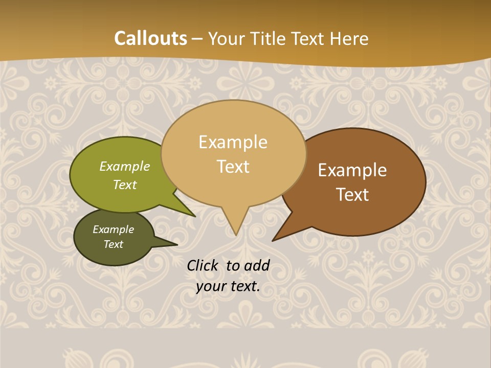 Fabric Decorative Texture PowerPoint Template