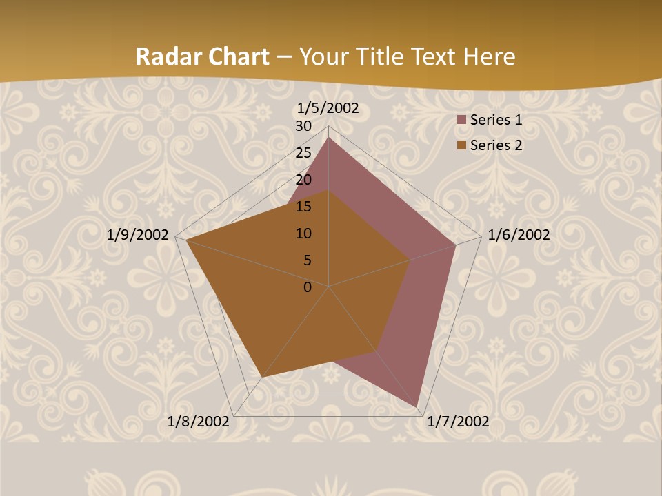 Fabric Decorative Texture PowerPoint Template