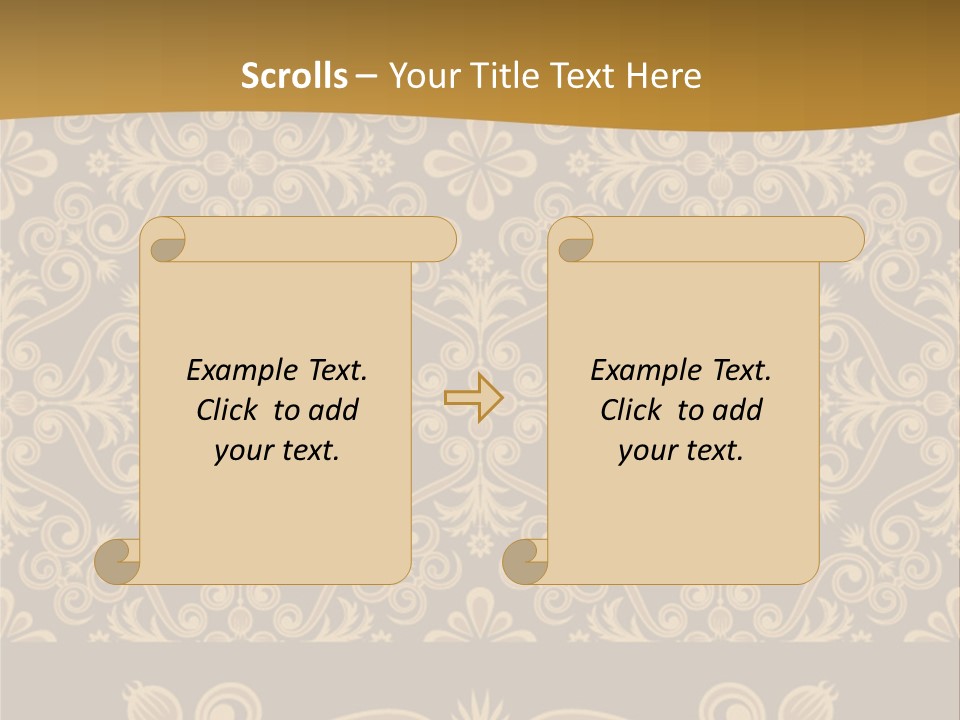 Fabric Decorative Texture PowerPoint Template