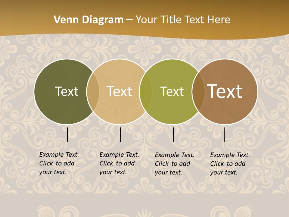 Fabric Decorative Texture PowerPoint Template