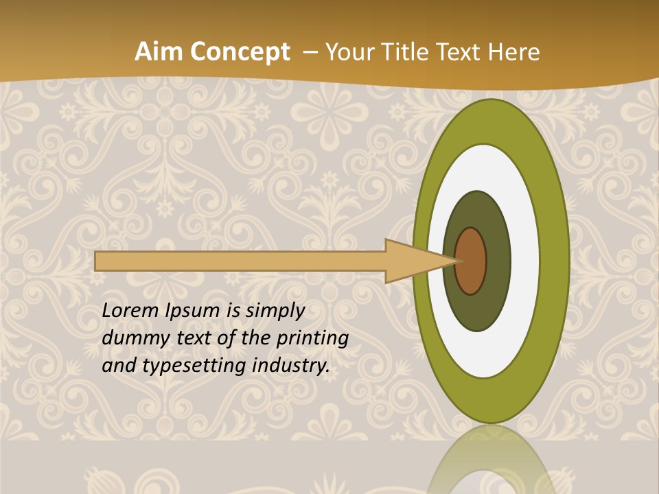 Fabric Decorative Texture PowerPoint Template