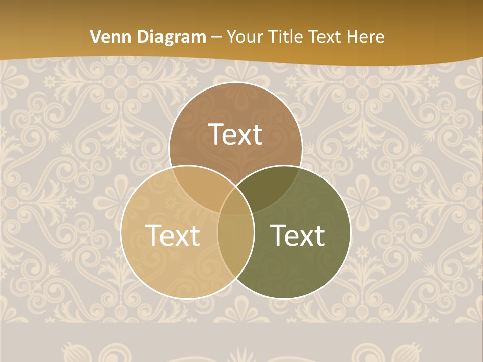 Fabric Decorative Texture PowerPoint Template