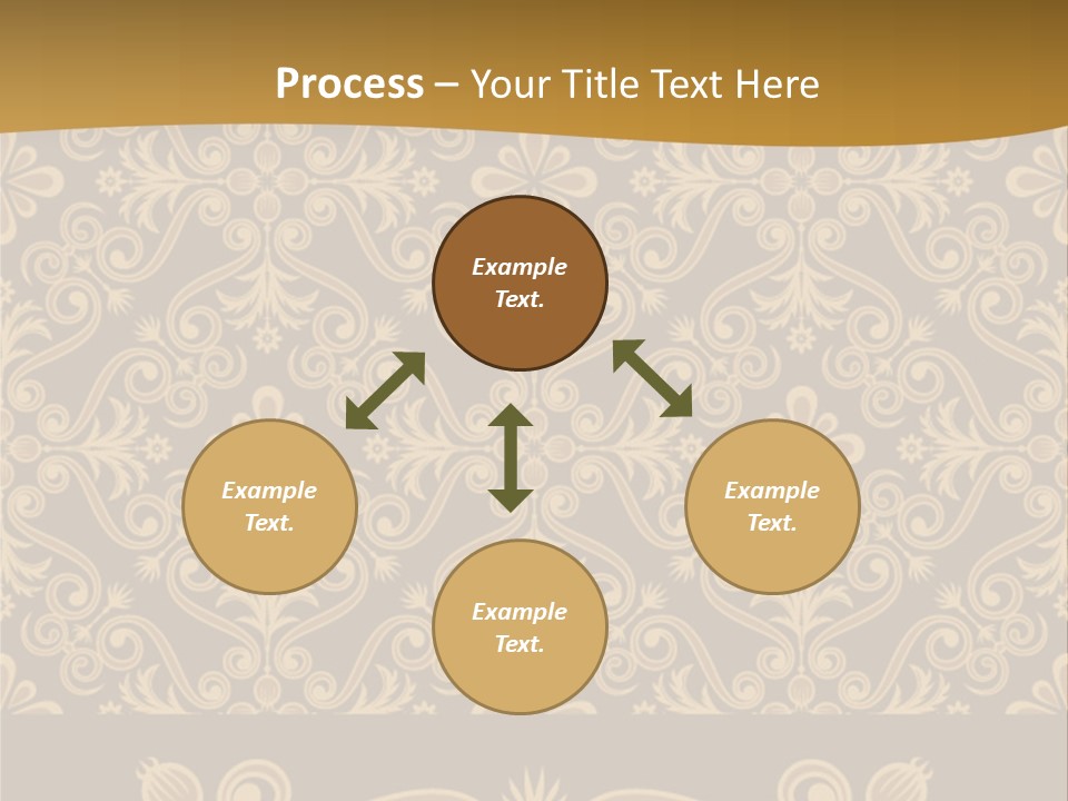 Fabric Decorative Texture PowerPoint Template