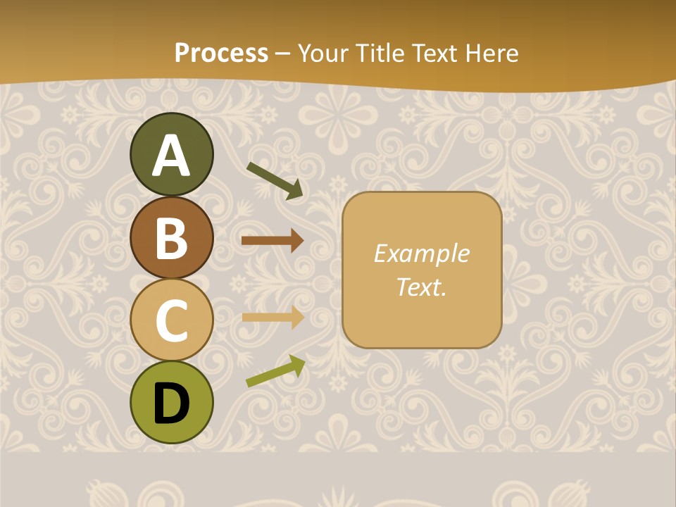 Fabric Decorative Texture PowerPoint Template