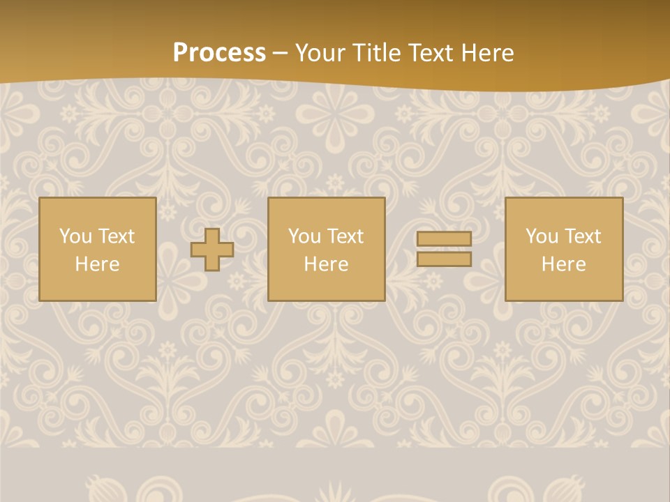 Fabric Decorative Texture PowerPoint Template