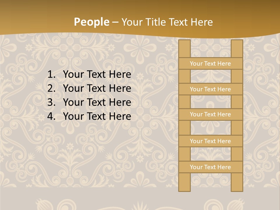 Fabric Decorative Texture PowerPoint Template