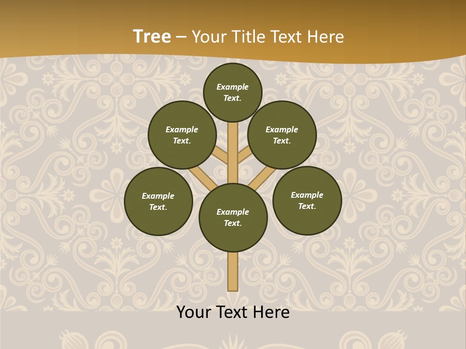 Fabric Decorative Texture PowerPoint Template