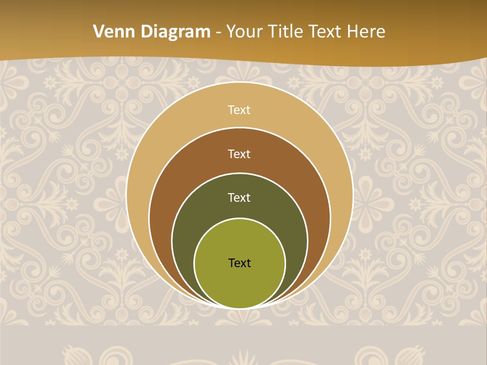 Fabric Decorative Texture PowerPoint Template