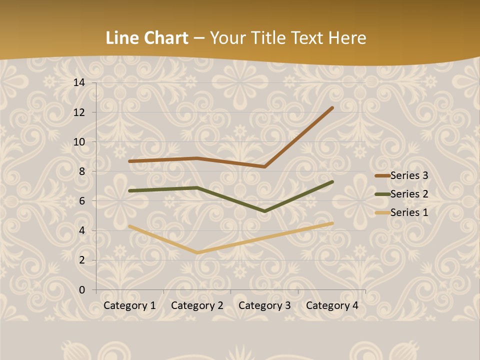 Fabric Decorative Texture PowerPoint Template