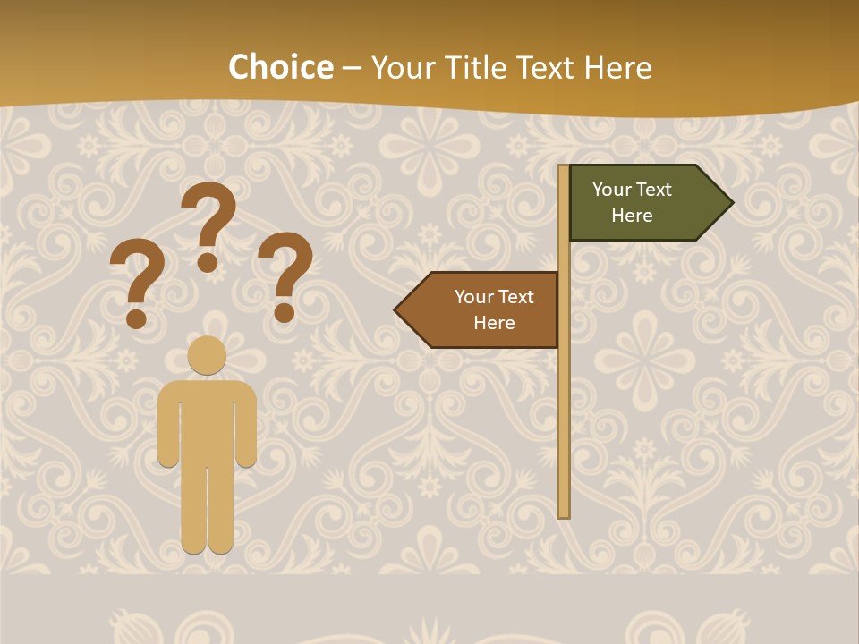 Fabric Decorative Texture PowerPoint Template