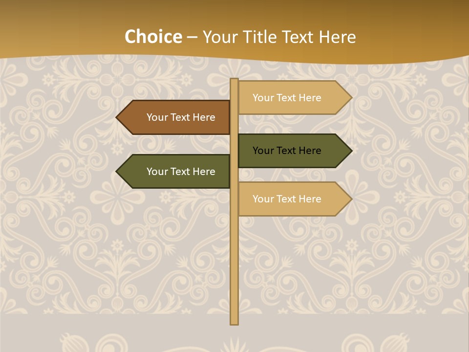 Fabric Decorative Texture PowerPoint Template