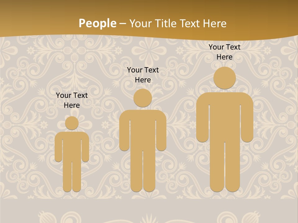 Fabric Decorative Texture PowerPoint Template