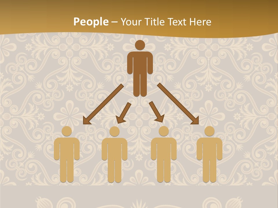 Fabric Decorative Texture PowerPoint Template