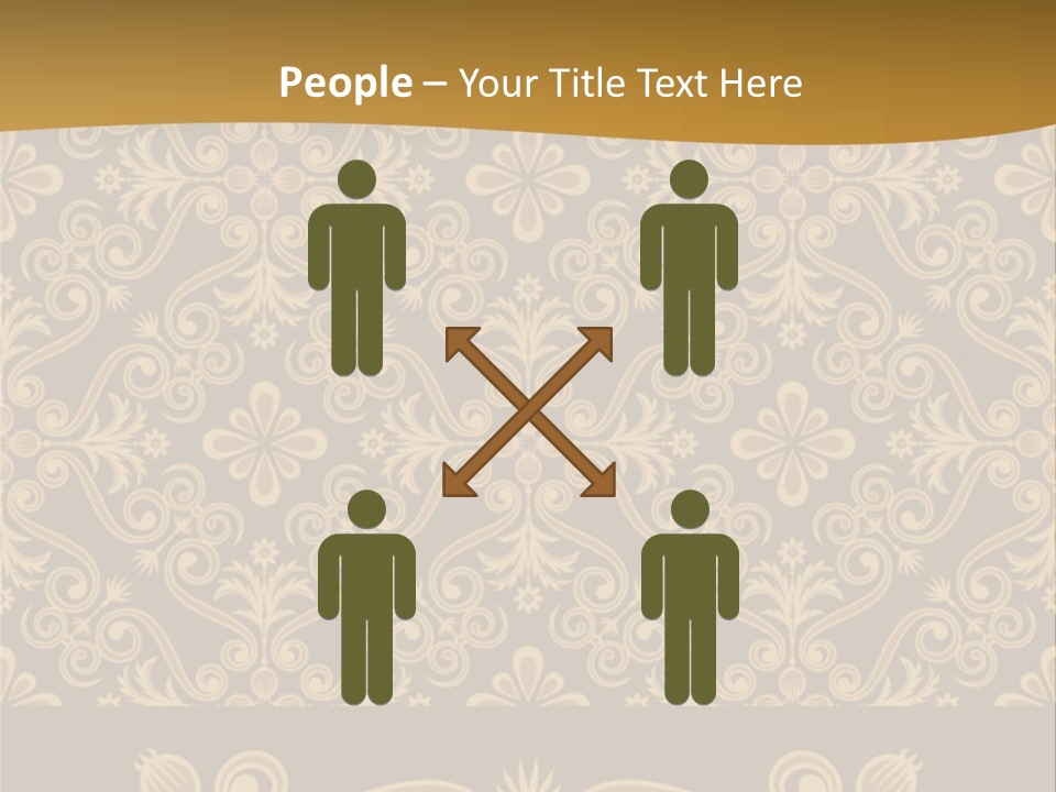 Fabric Decorative Texture PowerPoint Template