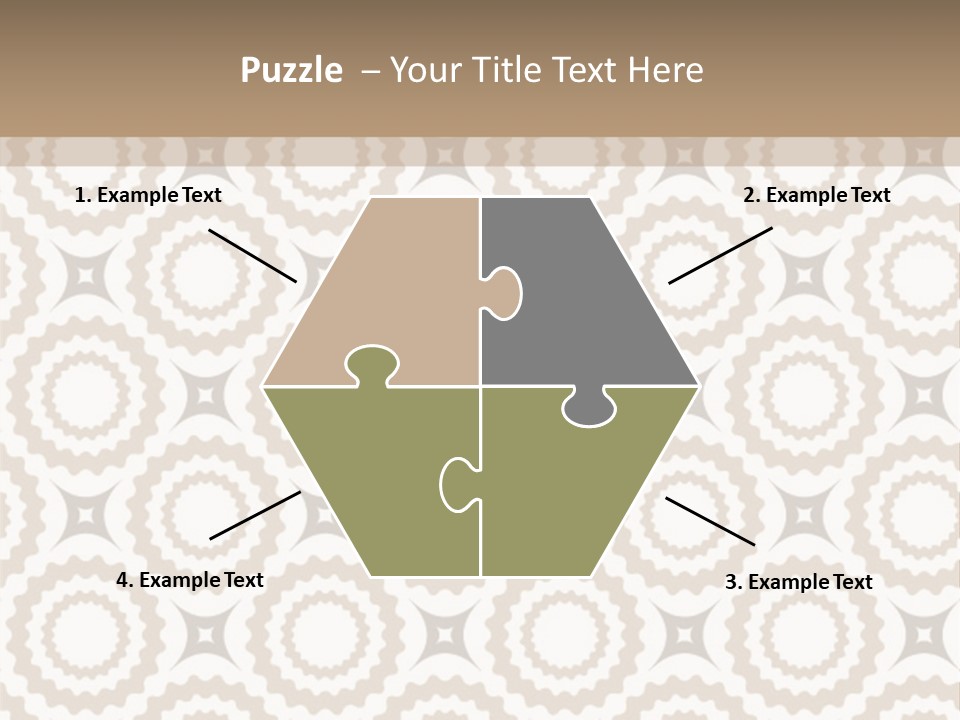 Textile Magnificence Retro PowerPoint Template