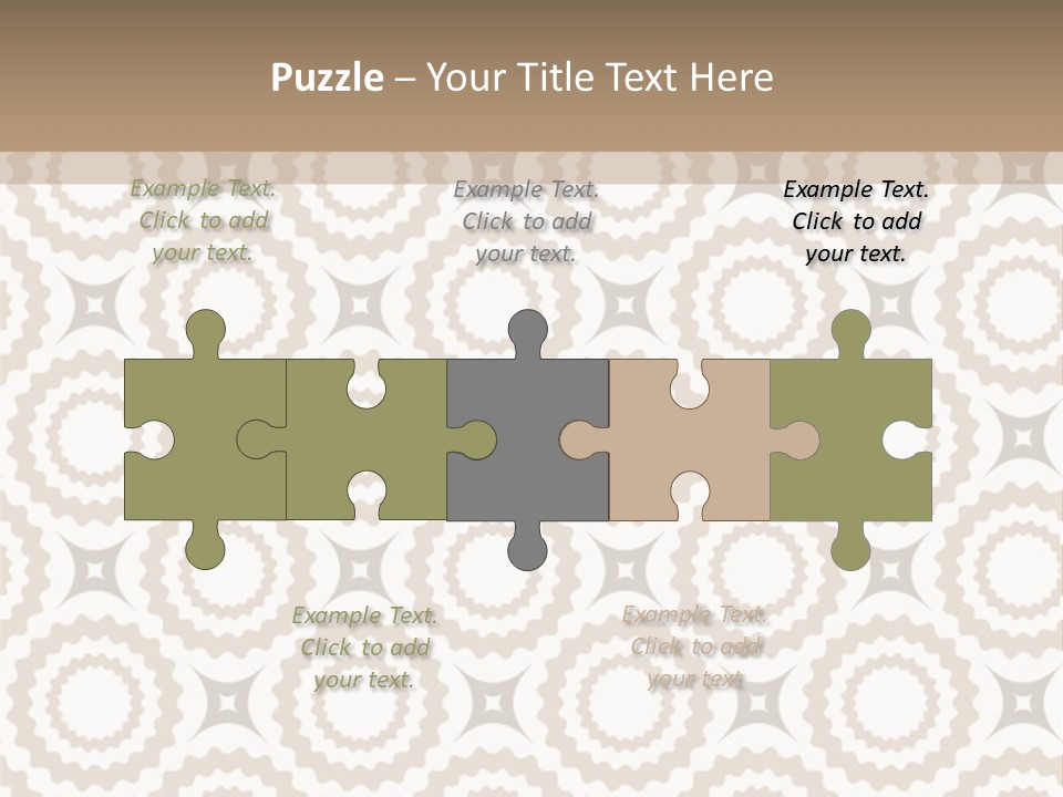 Textile Magnificence Retro PowerPoint Template