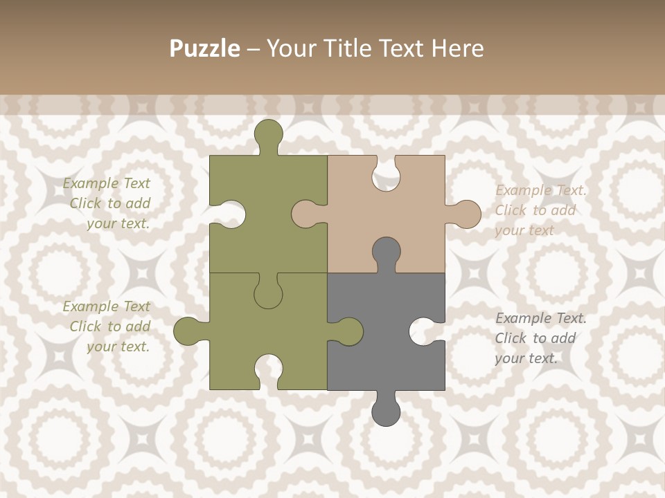 Textile Magnificence Retro PowerPoint Template