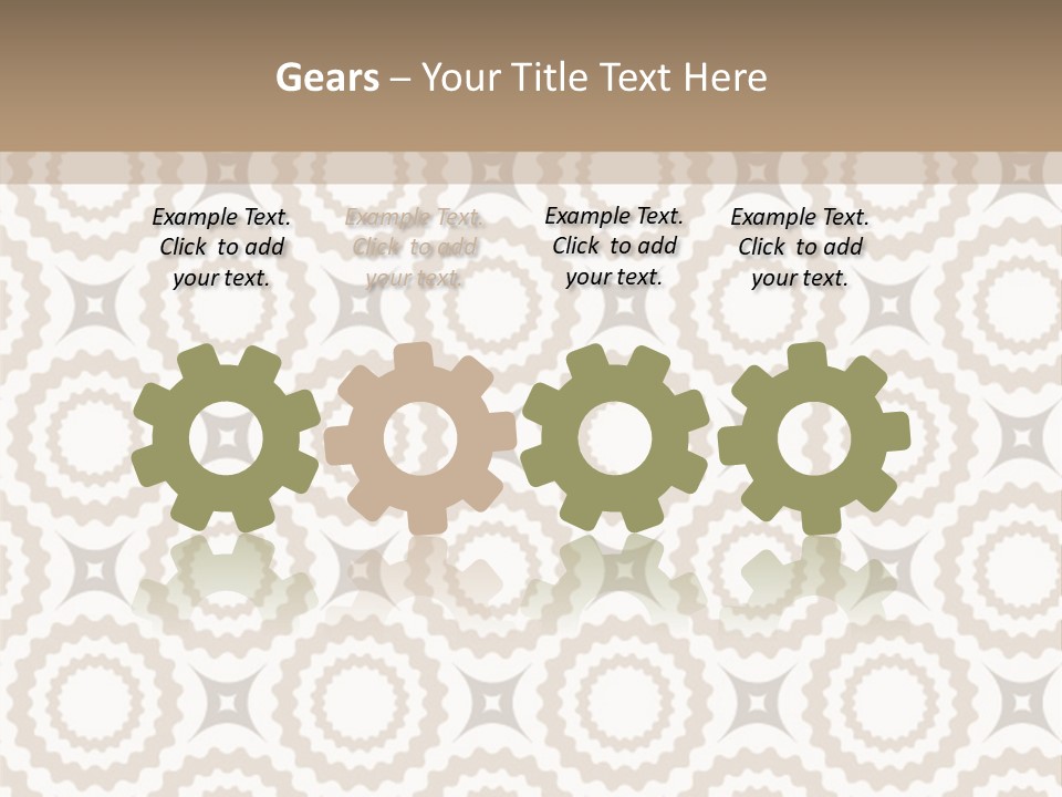 Textile Magnificence Retro PowerPoint Template