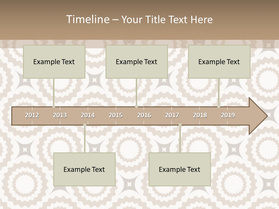 Textile Magnificence Retro PowerPoint Template