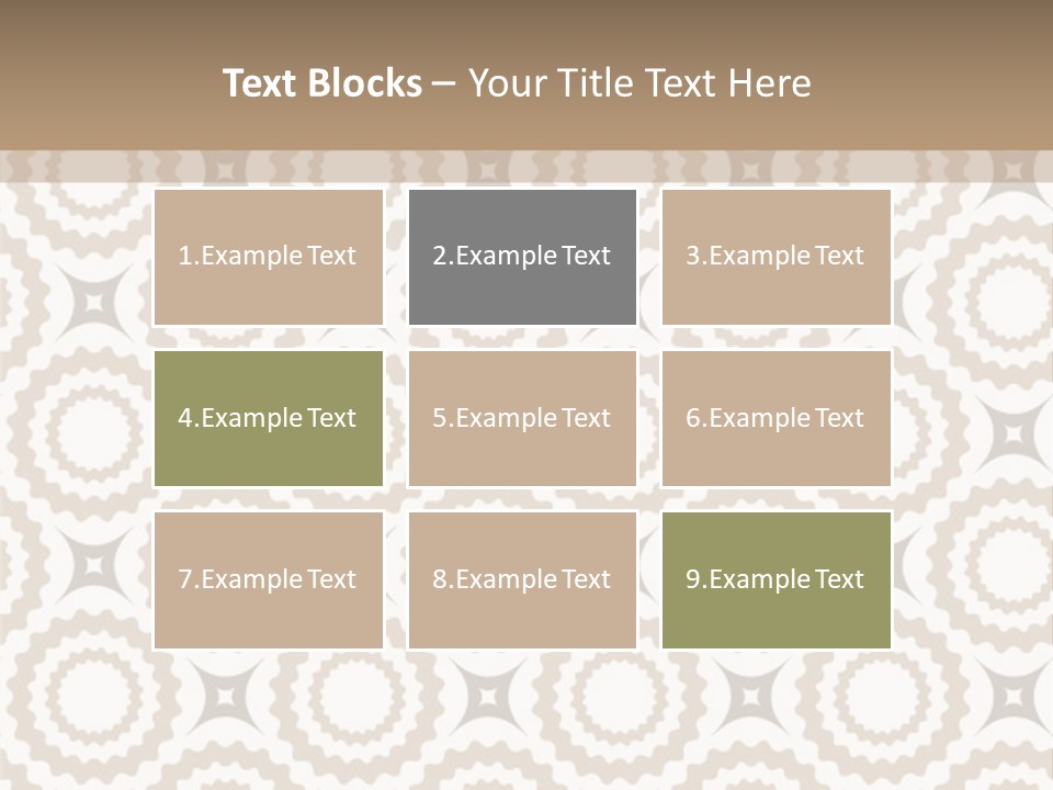 Textile Magnificence Retro PowerPoint Template