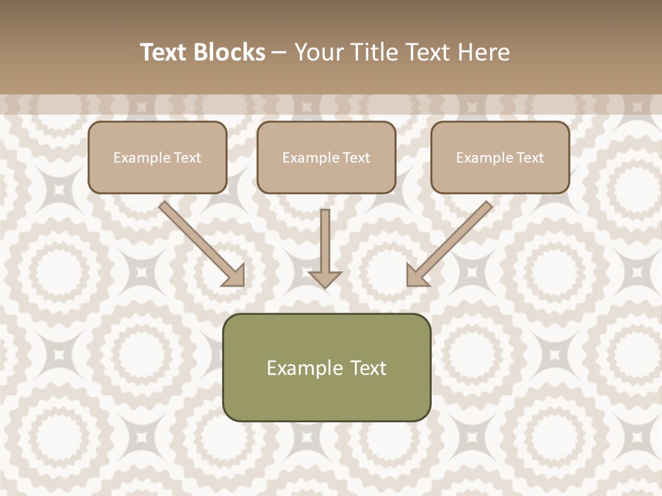 Textile Magnificence Retro PowerPoint Template