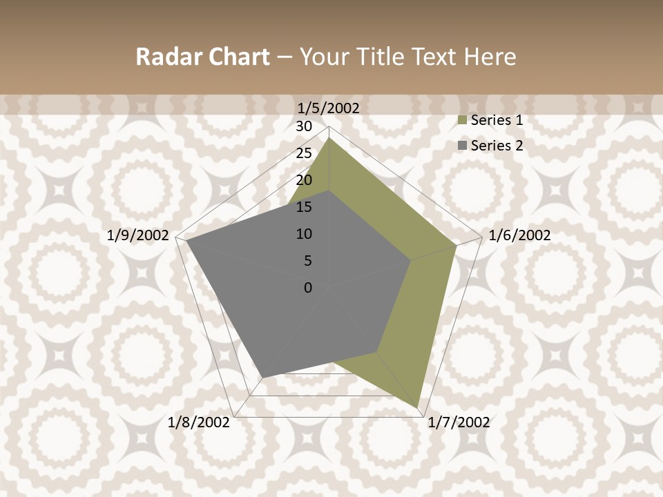 Textile Magnificence Retro PowerPoint Template