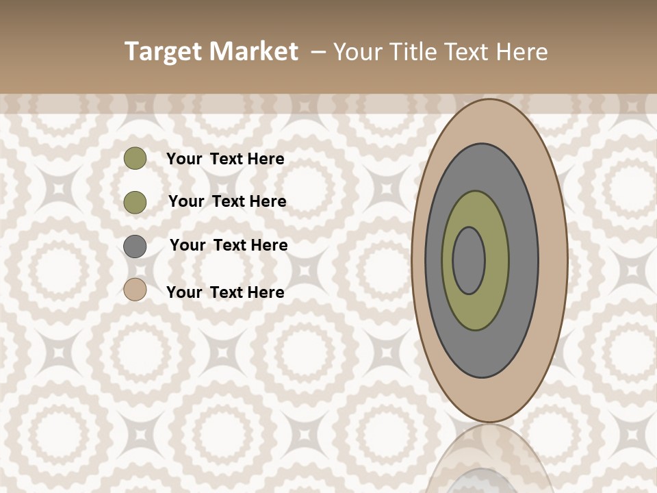 Textile Magnificence Retro PowerPoint Template