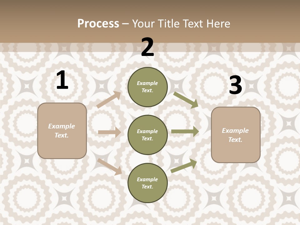 Textile Magnificence Retro PowerPoint Template