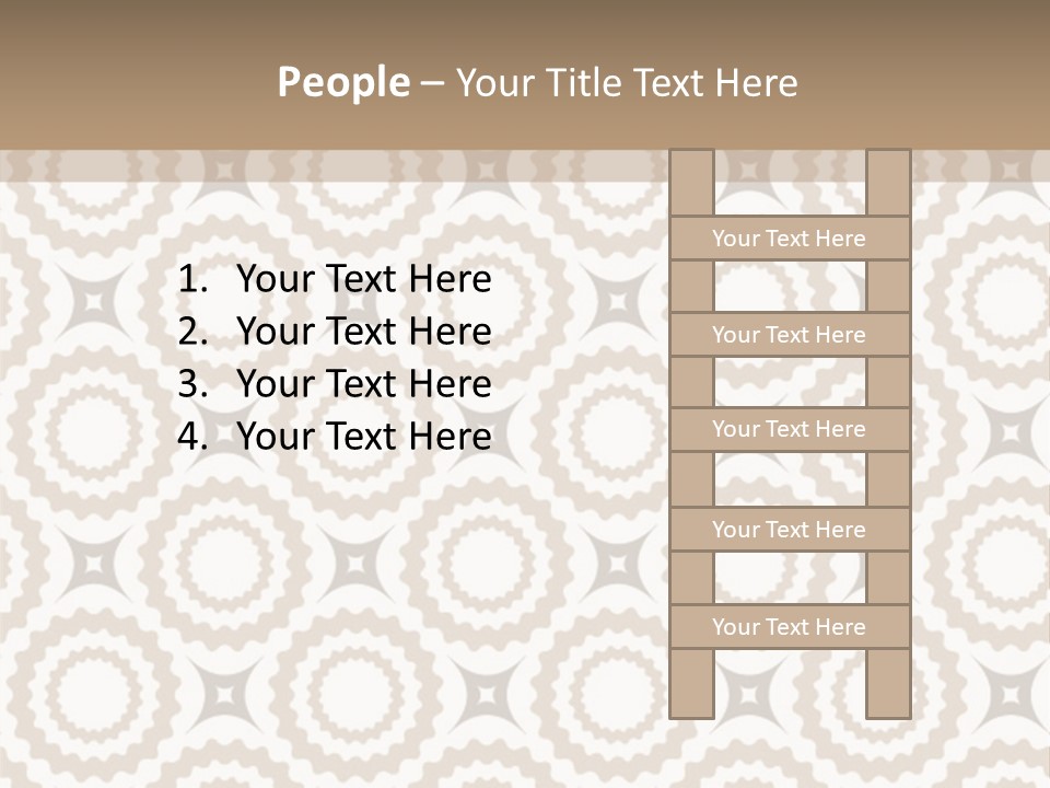 Textile Magnificence Retro PowerPoint Template