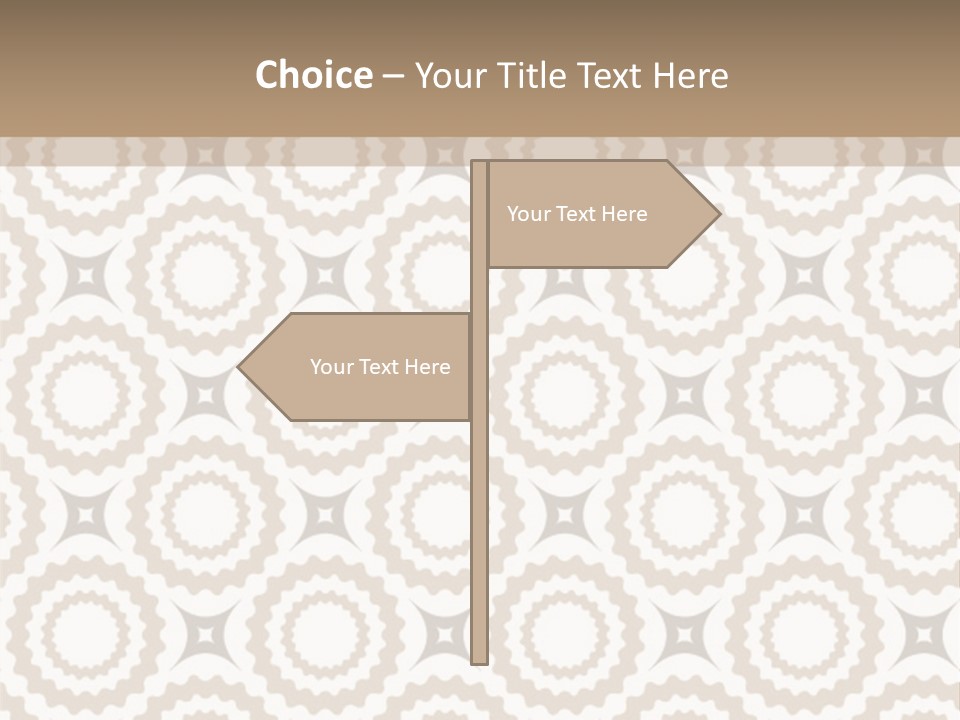 Textile Magnificence Retro PowerPoint Template