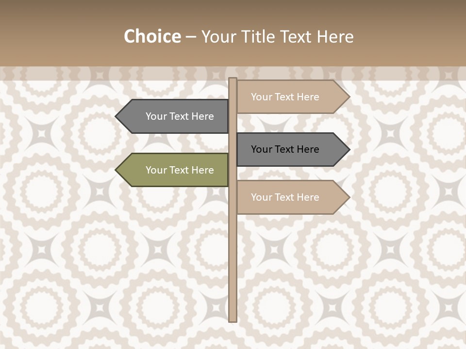 Textile Magnificence Retro PowerPoint Template