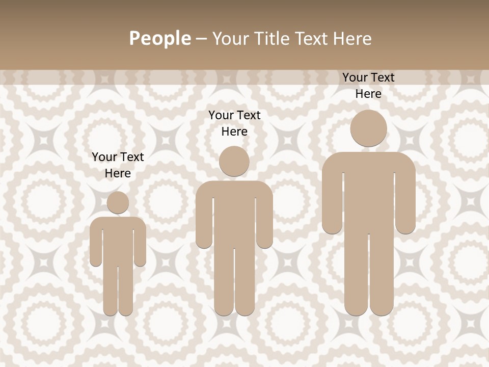 Textile Magnificence Retro PowerPoint Template