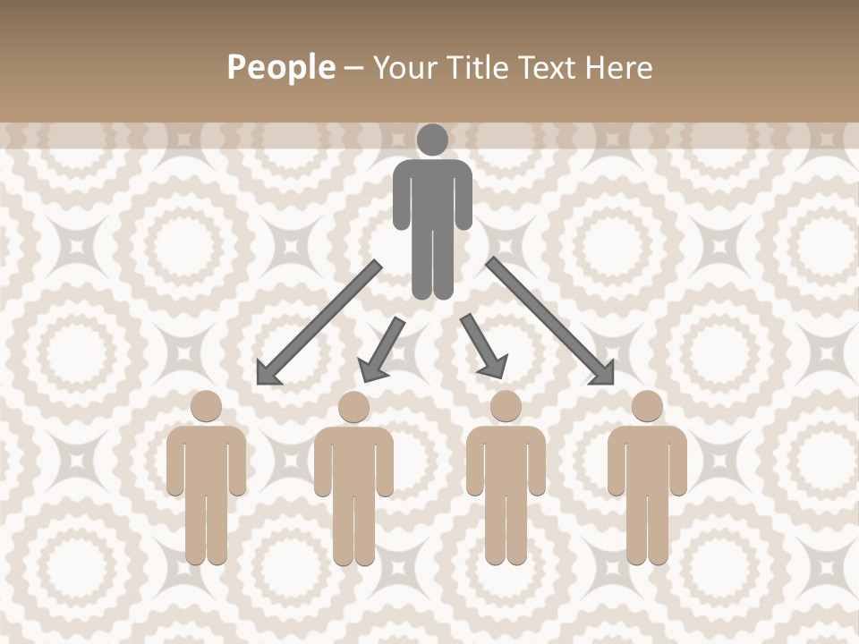 Textile Magnificence Retro PowerPoint Template