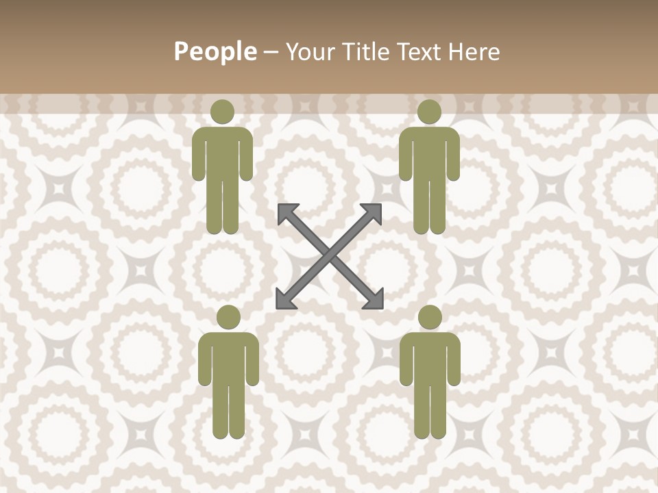 Textile Magnificence Retro PowerPoint Template