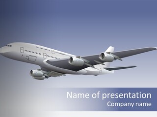 Planes Painting Deliver PowerPoint Template