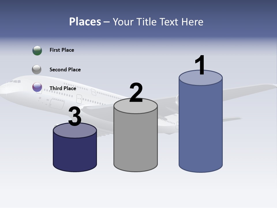 Planes Painting Deliver PowerPoint Template
