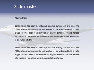 Planes Painting Deliver PowerPoint Template