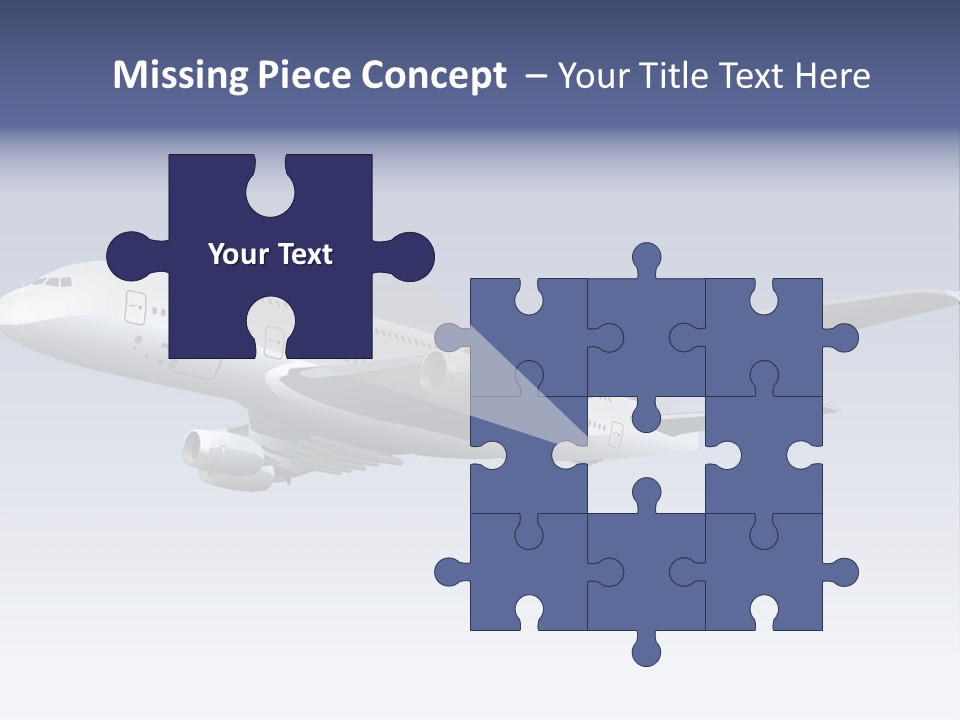 Planes Painting Deliver PowerPoint Template