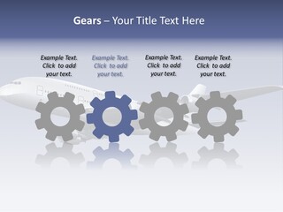 Planes Painting Deliver PowerPoint Template