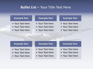 Planes Painting Deliver PowerPoint Template