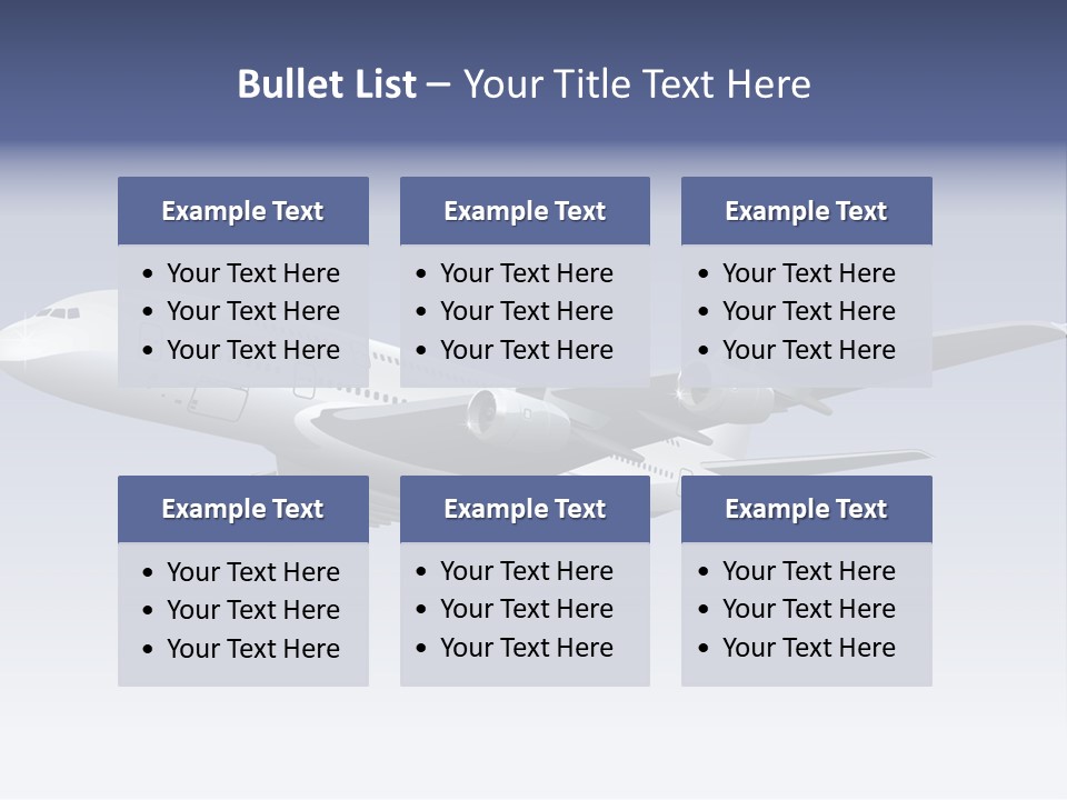 Planes Painting Deliver PowerPoint Template